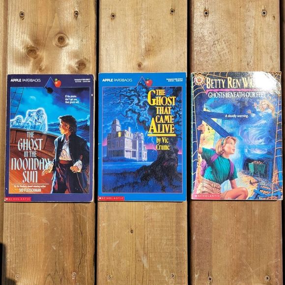 3 Book Bundle Scholastic Apple Paperbacks Vintage Ghost Chillers Readers Set 3 - Picture 5 of 17